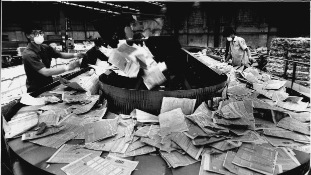 The destruction of census papers in 1992 for privacy reasons.