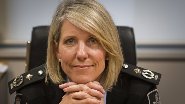 Outgoing Assistant Commissioner, Justine Saunders, will take a new job with the Australian Border Force.