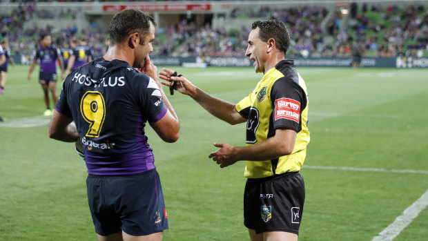Ref Smith? Grand final referee Gerard Sutton says Storm skipper Cameron Smith has no more influence over officials than any other captain.