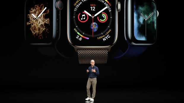 Apple CEO Tim Cook discusses the new Apple Watch 4 which stole the show last week.