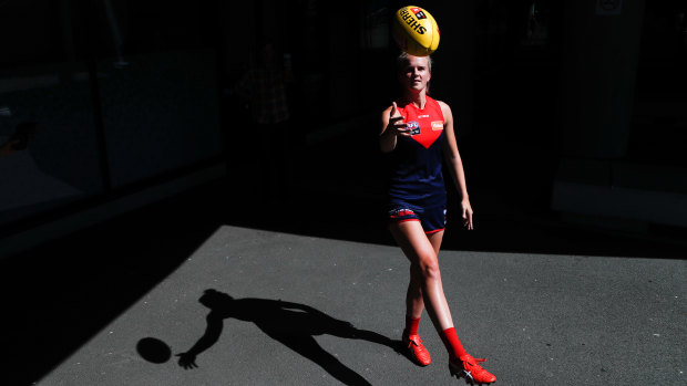 Sloane is eyeing up a regular spot in the Demons' back line.