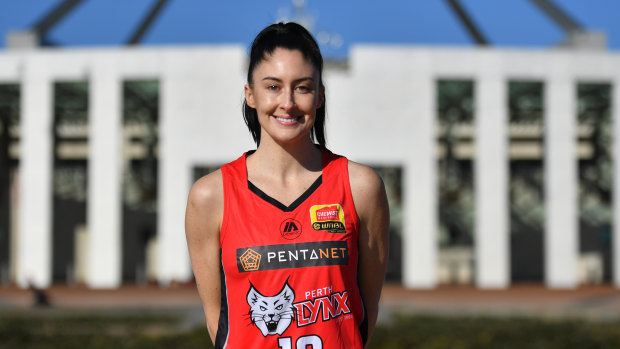Katie Ebzery is part of a brilliant guard tandem for Perth.