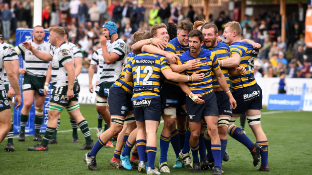 Shot in the arm: the success of the Shute Shield at North Sydney Oval has been one of rugby's few positive headlines in recent times.