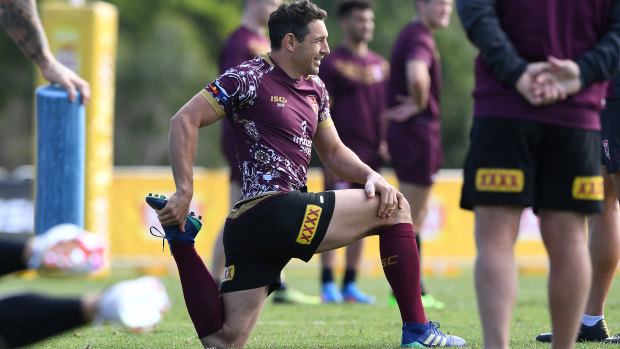 Billy Slater has been ruled out of Origin I after a hamstring injury sustained in Queensland training.
