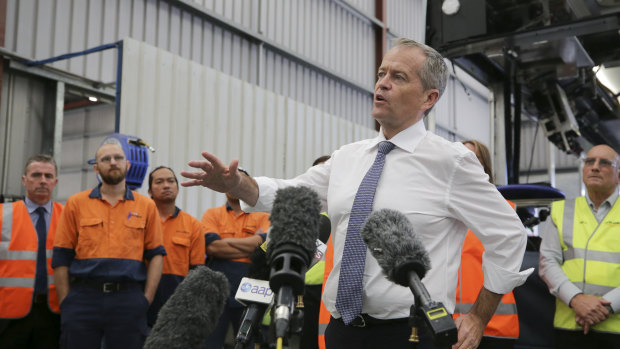 Opposition Leader Bill Shorten will allow manufacturers and other companies to buy international permits to meet their obligations to reduce carbon emissions.