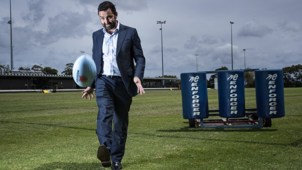 In charge: Andrew Hore has worked hard to re-cast the Waratahs as a down-to-earth team.