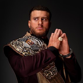 Pro wrestler Maxwell Jacob Friedman is in Australia for AEW.