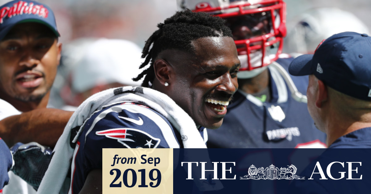 NFL 2019: New England Patriots Antonio Brown scores ...