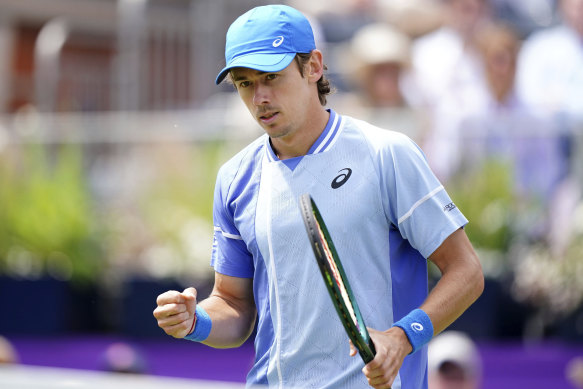 Alex de Minaur is one of 14 Australians set to contest this year’s Wimbledon championships.