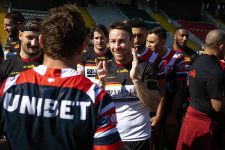 James Maloney has loved what he has seen of his former Penrith teammates.