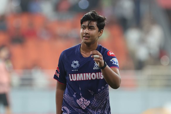 Vaibhav Suryavanshi was 13 when he was signed by the Rajasthan Royals.