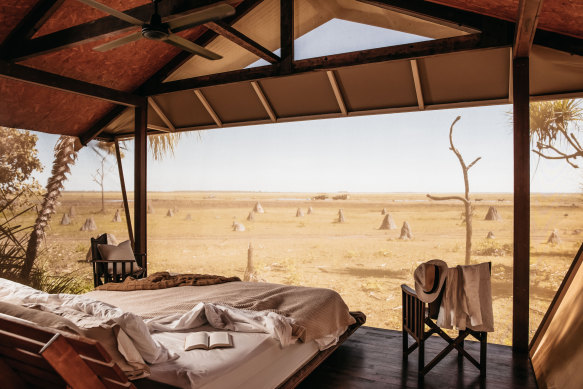 The 300-square-kilometre private property is inspired by African safari camps.