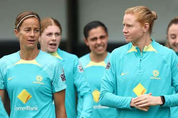 Aivi Luik (left) and Clare Polkinghorne.