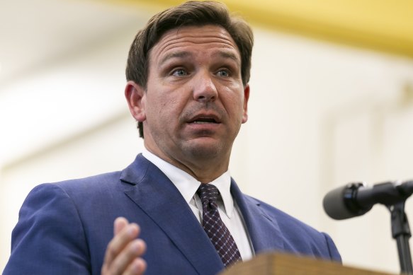 Florida Governor Ron DeSantis has tried to use his authority to stop schools in his state from requiring students to wear masks. 