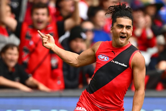 Bombers' young gun Isaac Kako.