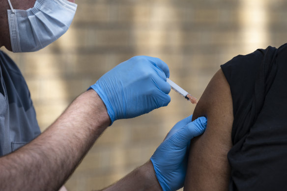 COVID vaccinations are already mandatory for police officers and Queensland Health staff. 