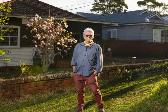 Rodney Monk at the Yowie Bay home that has been in his family for about seven decades.