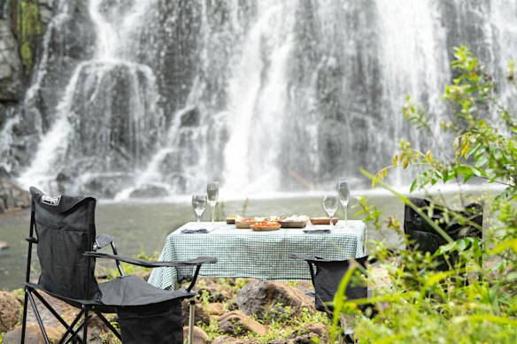 Up close and intimate at the falls.