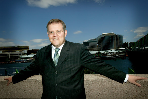 Scott Morrison as head of Tourism Australia in 2004.