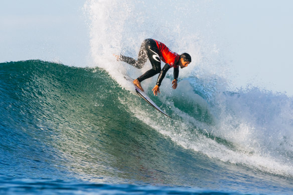 Gabriel Medina is in danger of falling off the world tour after an upset loss at Bells Beach.