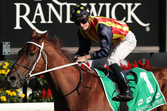 James McDonald won the TJ Smith Stakes with Nature Strip last year and rides the favourite again this weekend.