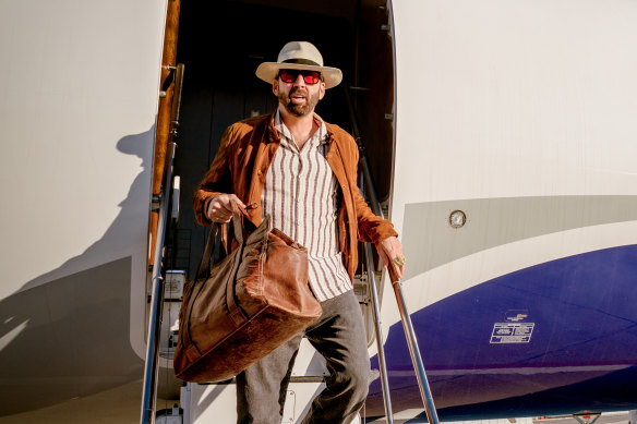 Nicolas Cage as “Nick Cage” in <i>The Unbearable Weight of Massive Talent</i>.