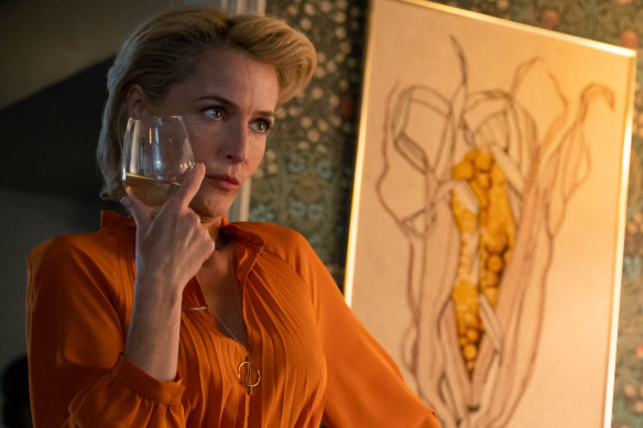 Gillian Anderson stars as Jean in Sex Education.