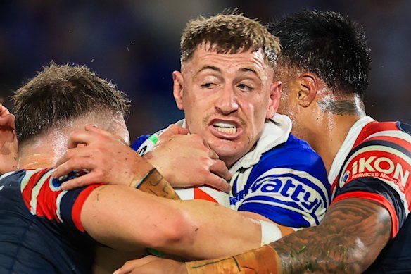 Bulldogs prop Max King is in line for an Origin debut.