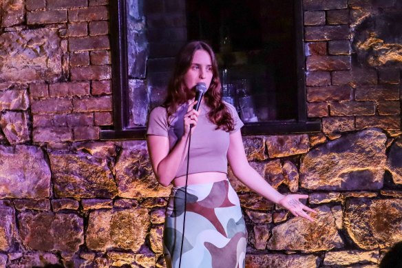 Meg Jager made it into this year’s Raw Comedy final.