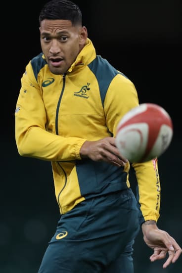 Former housemate: Israel Folau.