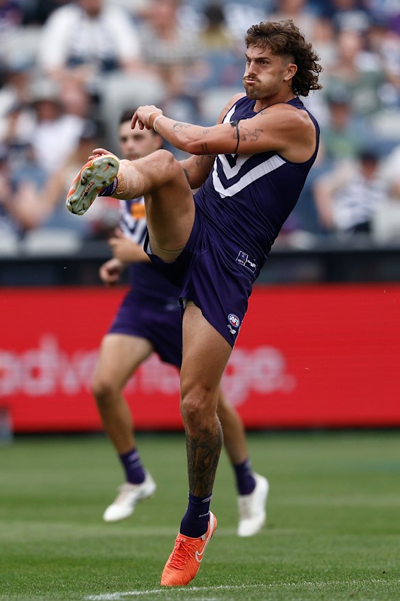 Jackson is Fremantle’s No.1 ruckman while Sean Darcy is sidelined with injury.