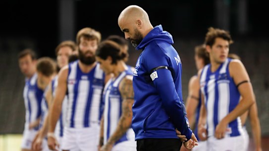 North Melbourne say they have players who are affected by the hotspot ban.