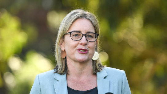 Minister Jacinta Allan says Victoria is ploughing ahead with its hotel quarantine plans.