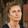 Tracy Dods outside Katoomba Local Court in October.