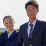 Year 12 students Kim Jhanggui (right), 17, and Jo Kyeongfa (left), 18, say the school’s education has helped them connect with their Korean identity.