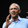 Former president Barack Obama.