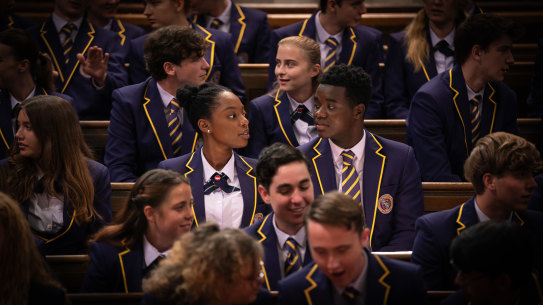 Jodie Campbell (Leah) and Josh Tedeku (Jaheim) are among the budding future stars in Boarders.