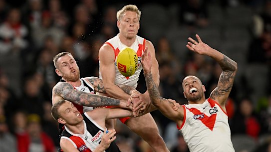 Isaac Heeney and Lance Franklin’s Swans open their finals campaign against defending premiers Melbourne at the MCG.