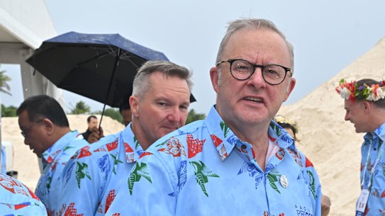 Minister for Climate Change Chris Bowen and Prime Minister Anthony Albanese are representing Australia at the Pre-COP event.