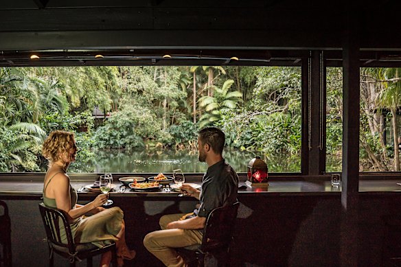Tranquillity surrounds Spirit House Restaurant.