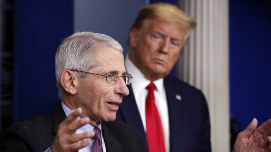 Trump quickly soured on medical expert Anthony Fauci.