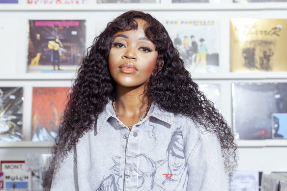 “I think I’m an interesting artist and that’s what makes me special”: Tkay Maidza, pictured at Repressed Records.