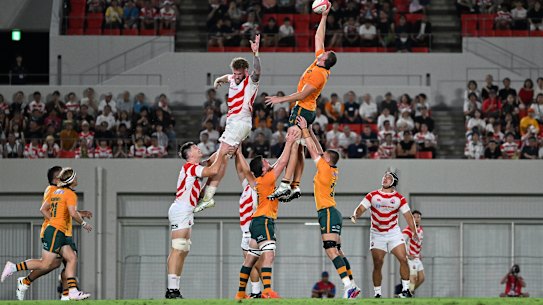 The Wallabies’ lineouts were excellent, and Josh Canham turned in a near Man of the Match performance.