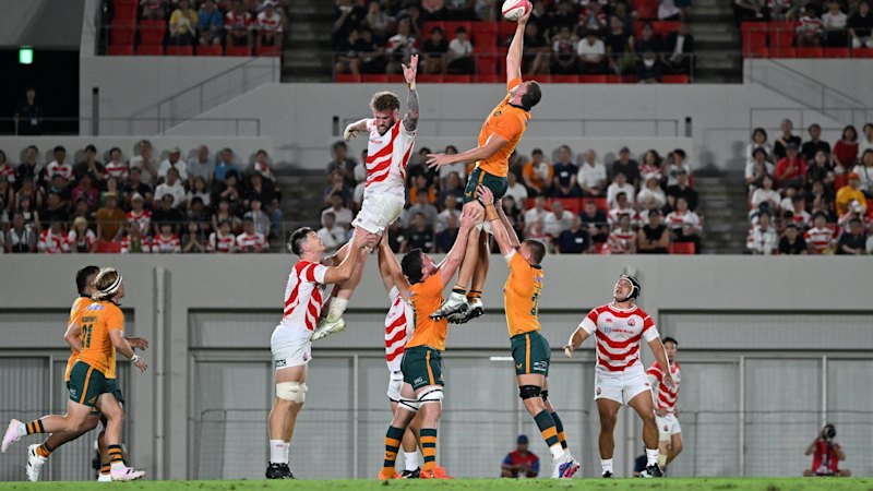 Wallabies record a win against Japan amid multiple errors