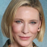 Actor Cate Blanchett is a famous example of hooded eyelids.