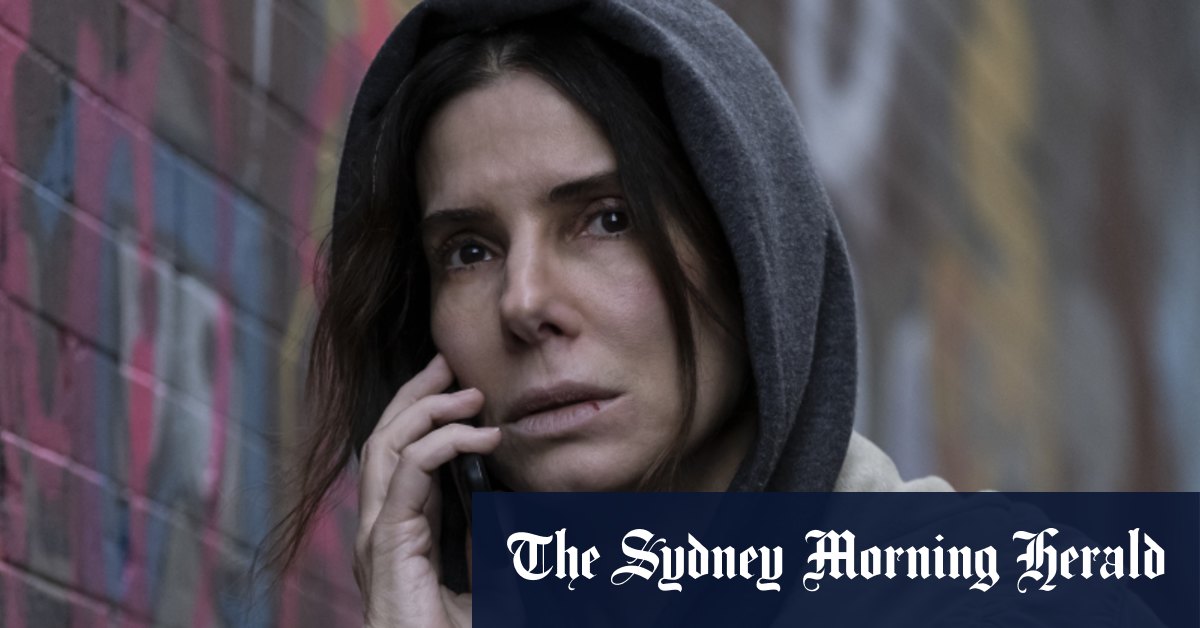 Es ist Zeit für Sandra Bullock, nach dem Herumtollen aufzuheitern.  unverzeihlich