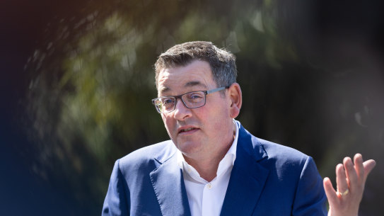 Daniel Andrews announces he is stepping down as Victorian premier effective 5pm Wednesday .