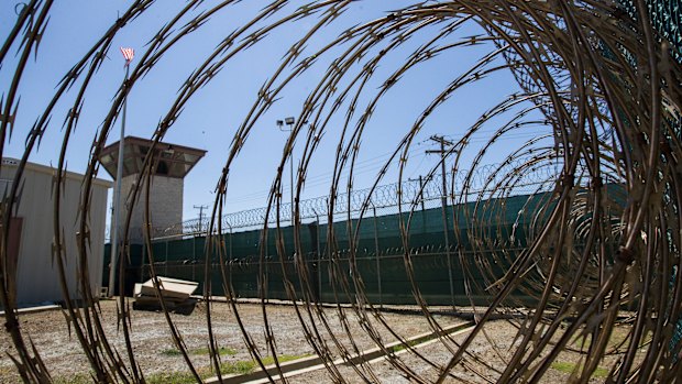 The detention facility at Guantanamo Bay Naval Base in Cuba. 