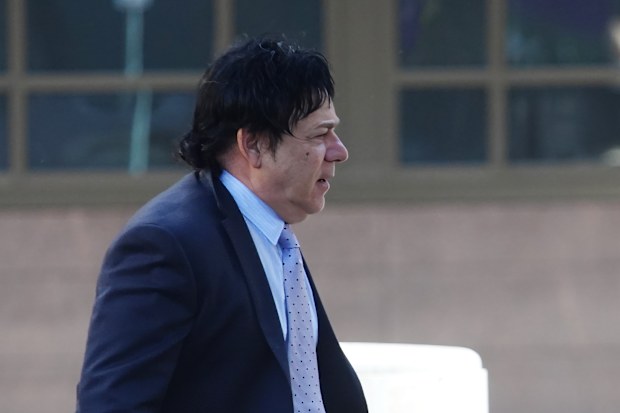 Ralph Carr, principal of Ralph Carr Management, arrives at the County Court on Wednesday 22 July 2026. Photo: THE AGE / Luis Enrique Ascui