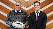 Mal Meninga and Anthony De Ceglie. 